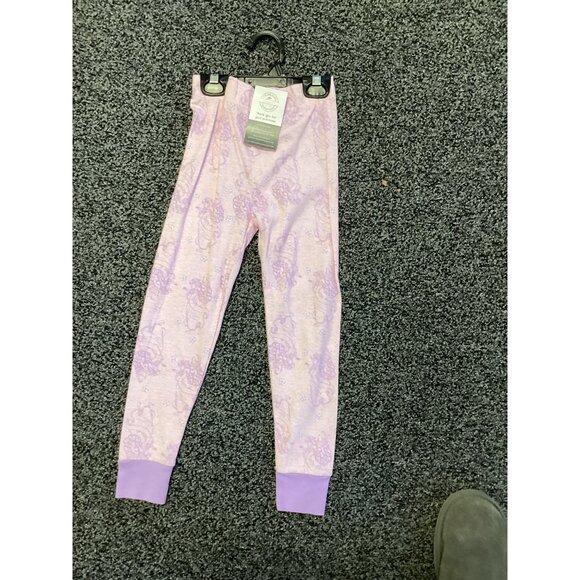 Disney Princess Kids Leggings Pink & Lavender Size 6 - Picture 1 of 2